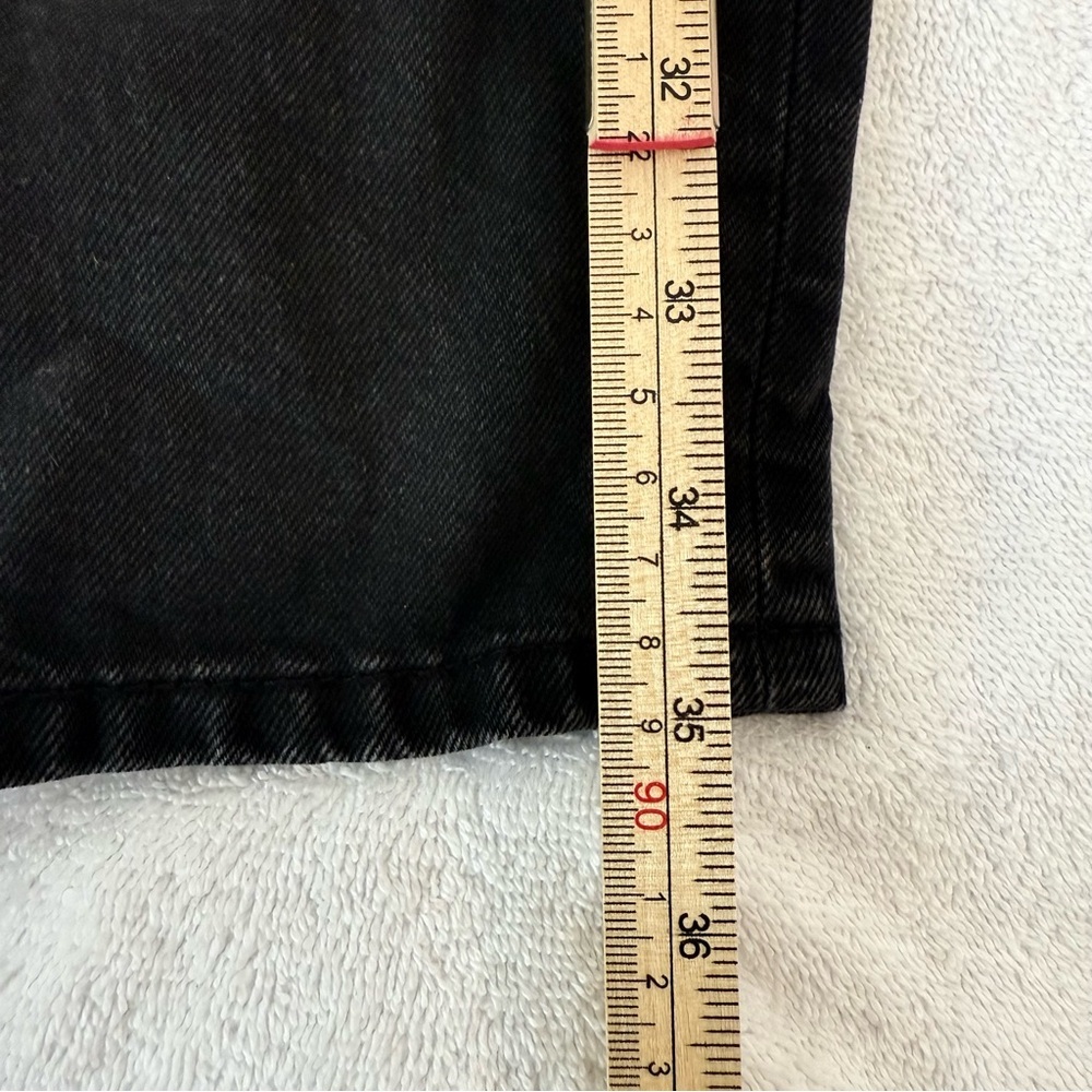 Free People High Waisted‎ Wide Leg Black Jeans Size 25 - Picture 6 of 13